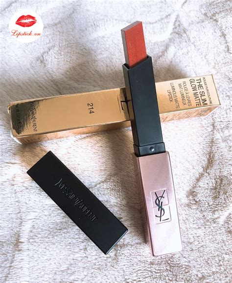 ysl slim 214|YSL slim glow lipstick.